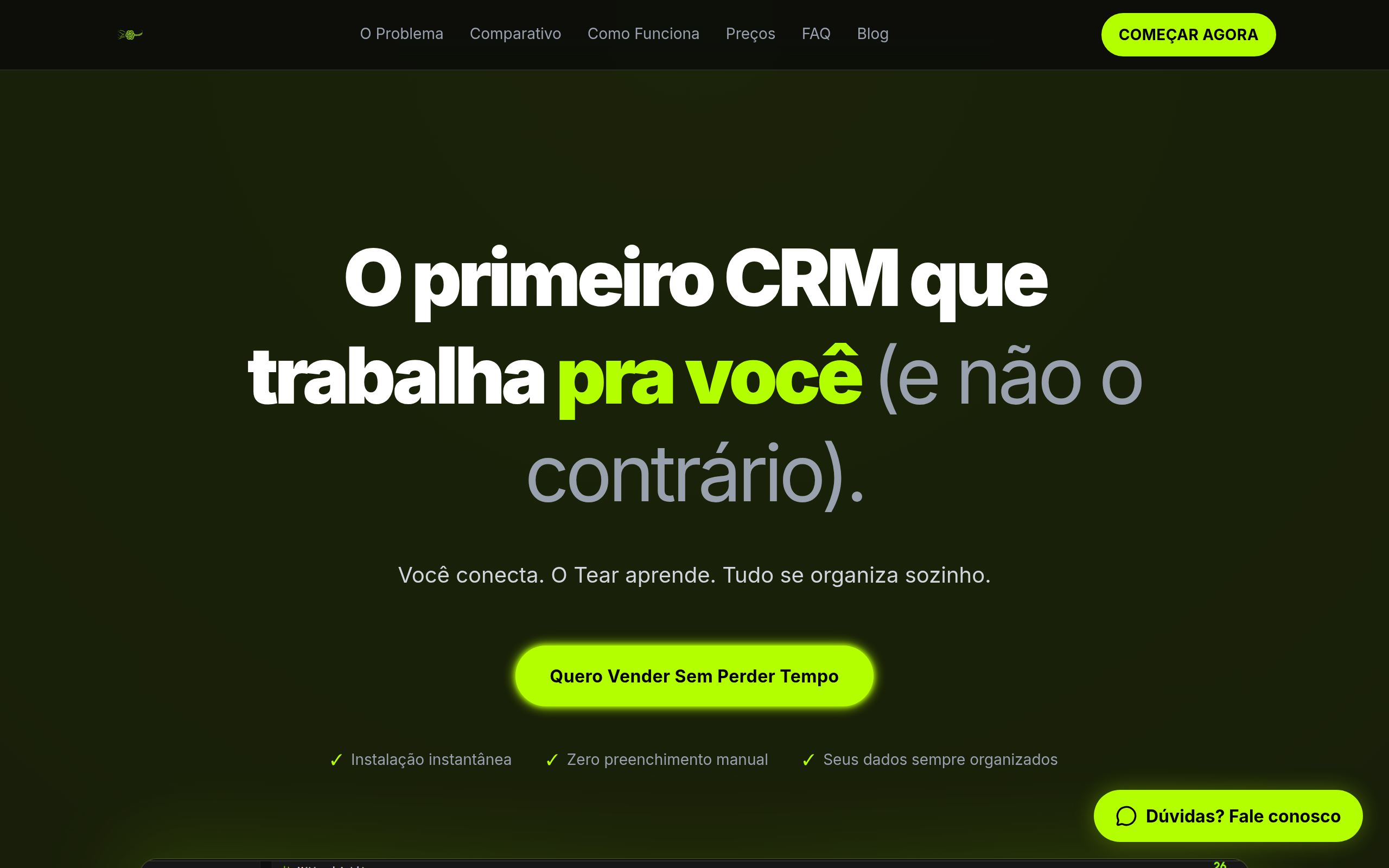 Preview O Tear CRM